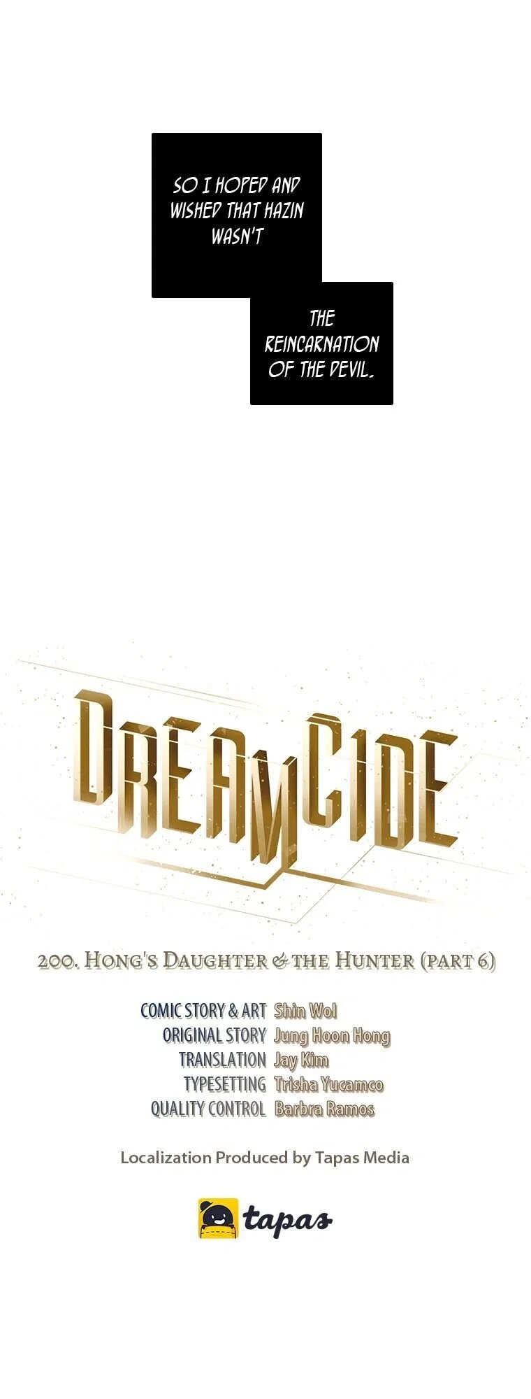 Dreamcide Chapter 200 – Page 1