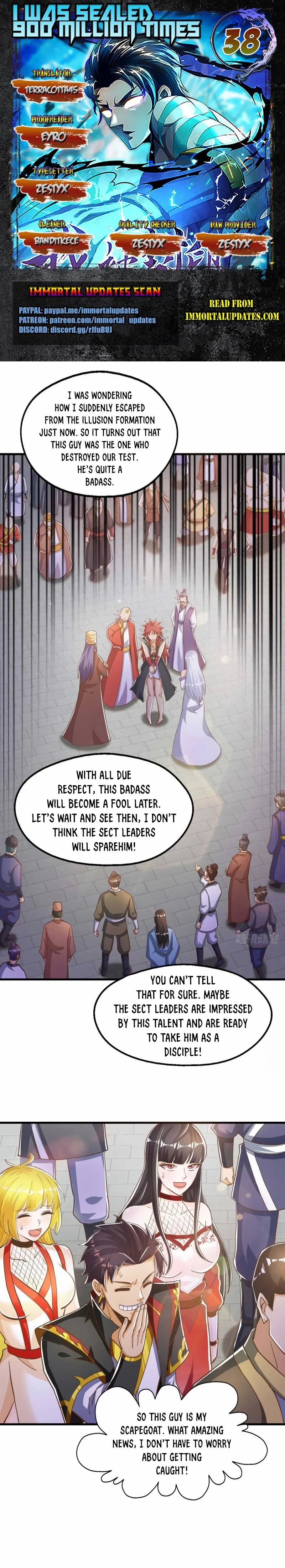 I Was Sealed 900 Million Times Chapter 38 – Page 1