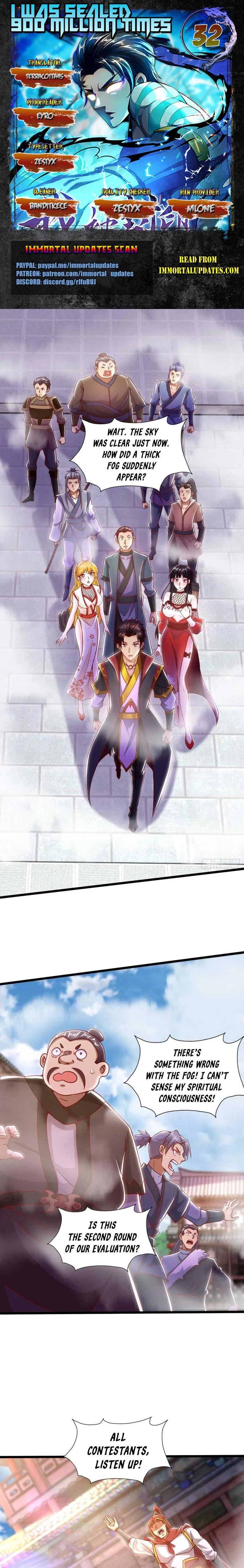 I Was Sealed 900 Million Times Chapter 32 – Page 1