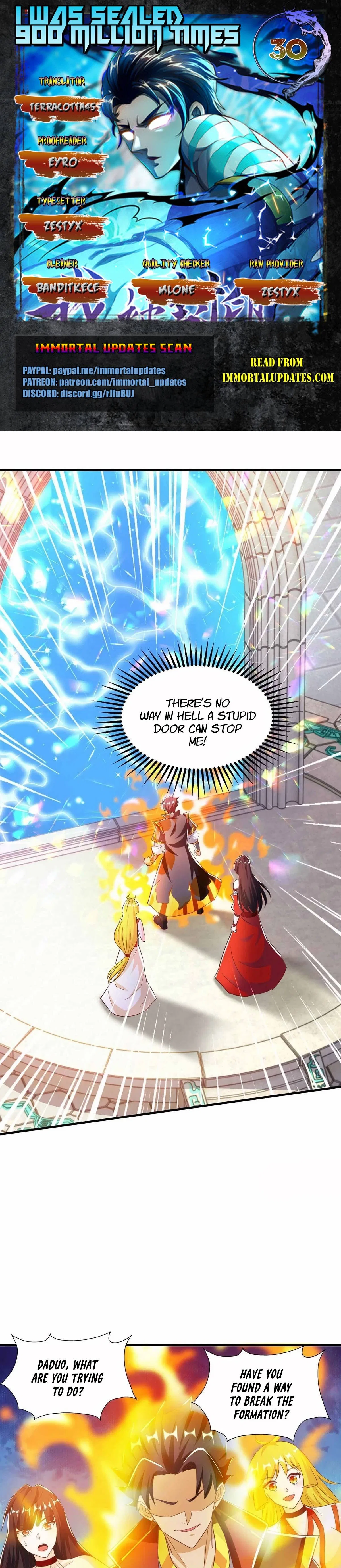 I Was Sealed 900 Million Times Chapter 30 – Page 1