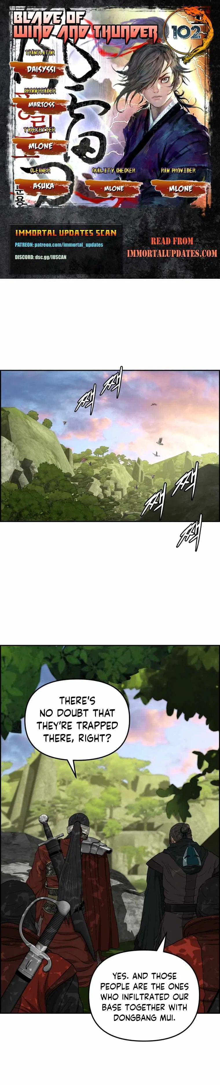 Blade Of Wind And Thunder Chapter 102 – Page 2