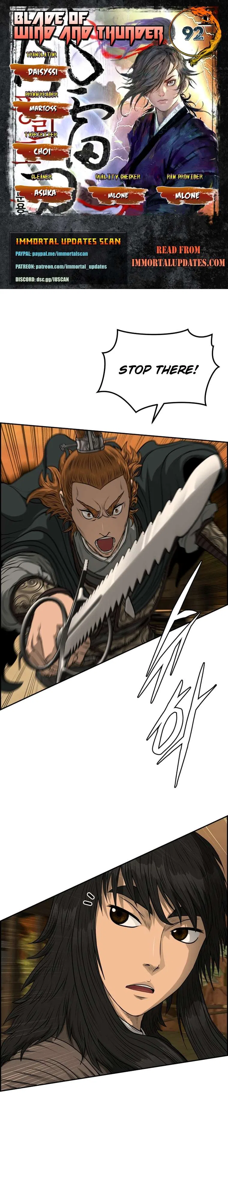Blade Of Wind And Thunder Chapter 92 – Page 1