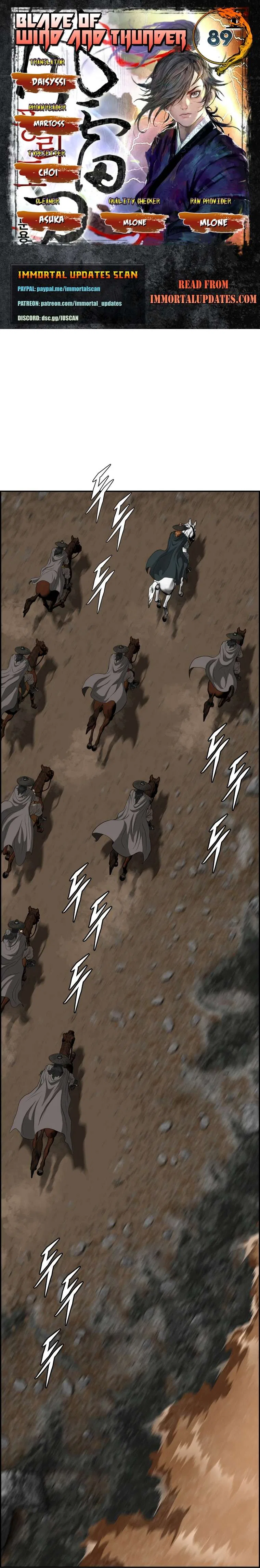Blade Of Wind And Thunder Chapter 89 – Page 1