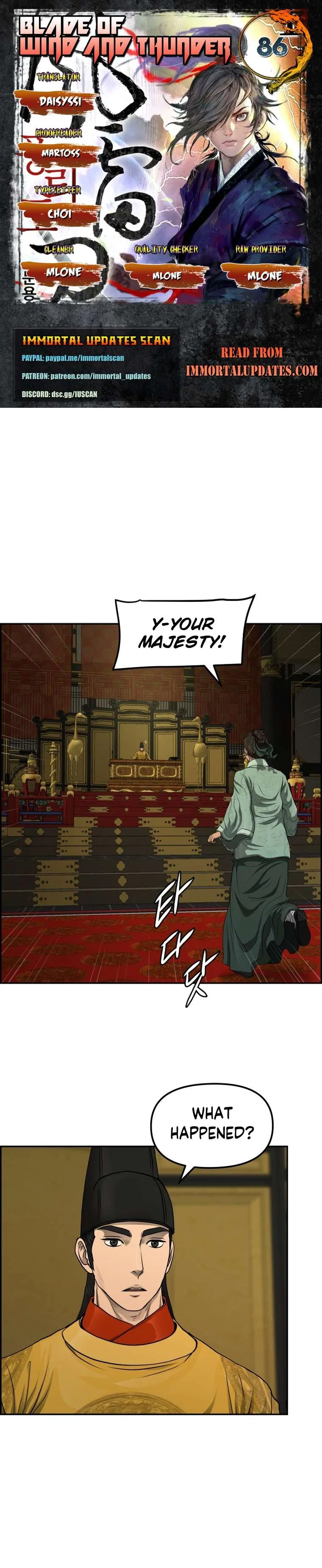 Blade Of Wind And Thunder Chapter 86 – Page 1
