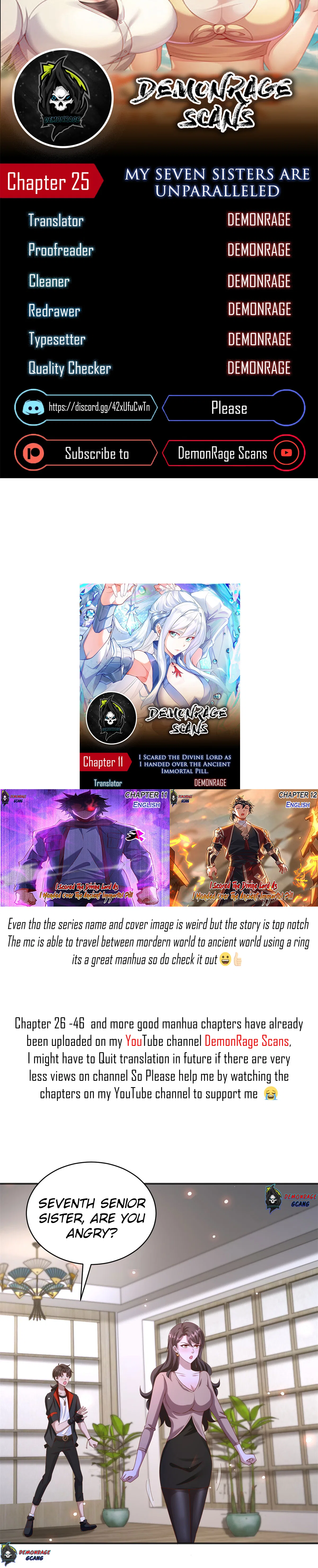 My Seven Sisters are Unparalleled Chapter 25 – Page 1