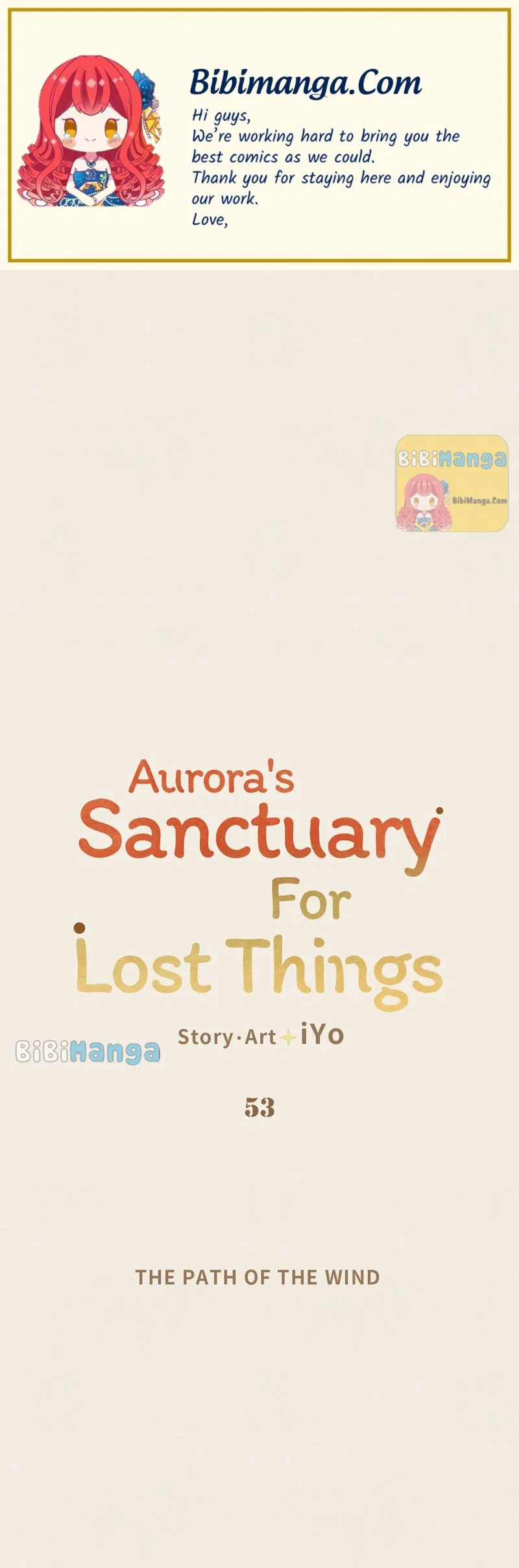Aurora’s Sanctuary for Lost Things Chapter 53 – Page 1