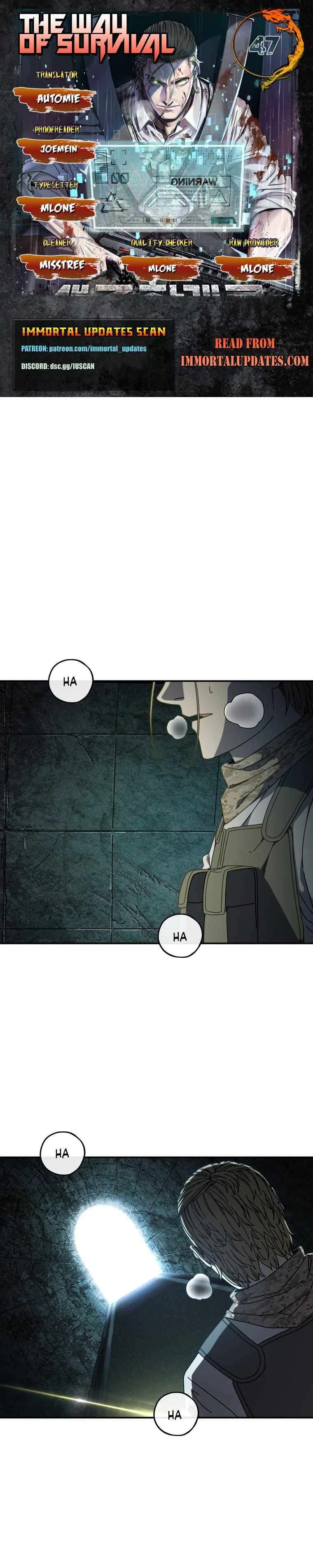 Introduction to Survival Chapter 47 – Page 1