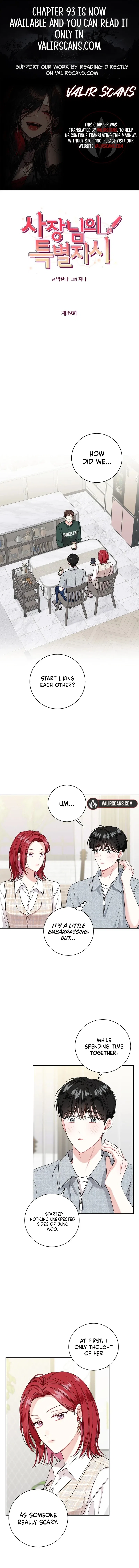 The President’s Special Instructions Chapter 89 – Page 1