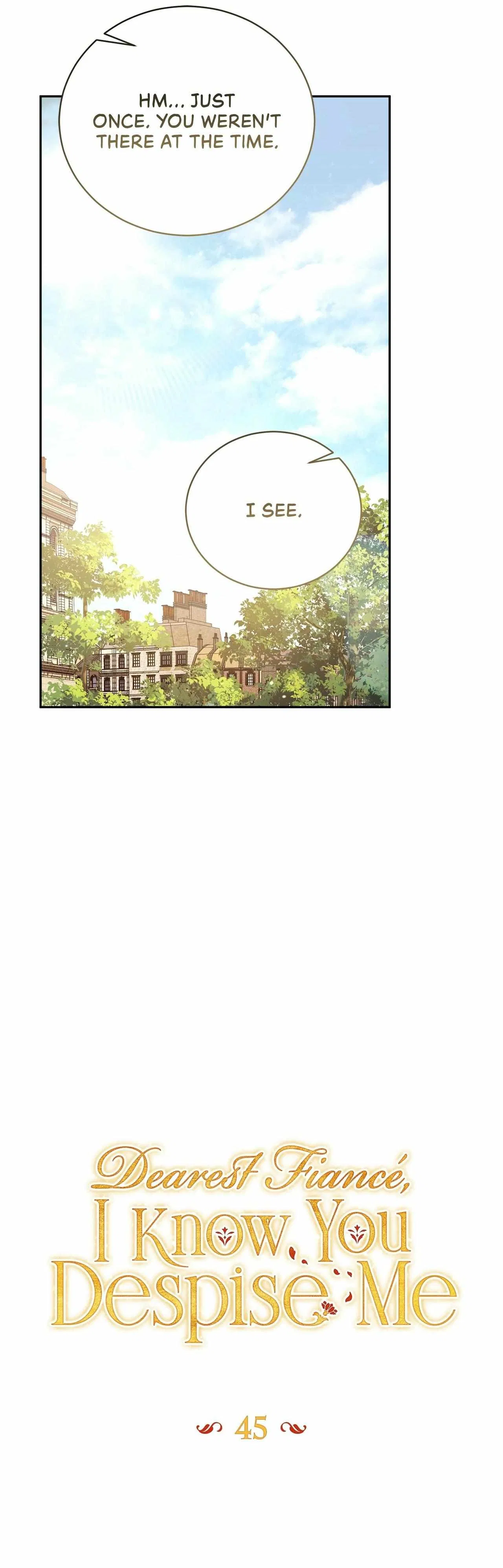 Dearest Fiancé, I Know You Despise Me Chapter 45 – Page 6