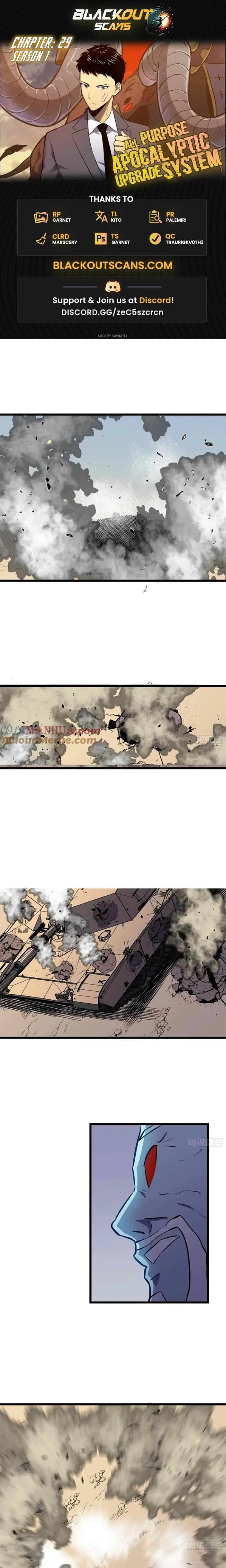 All Purpose Apocalyptic Upgrade System Chapter 29 – Page 1