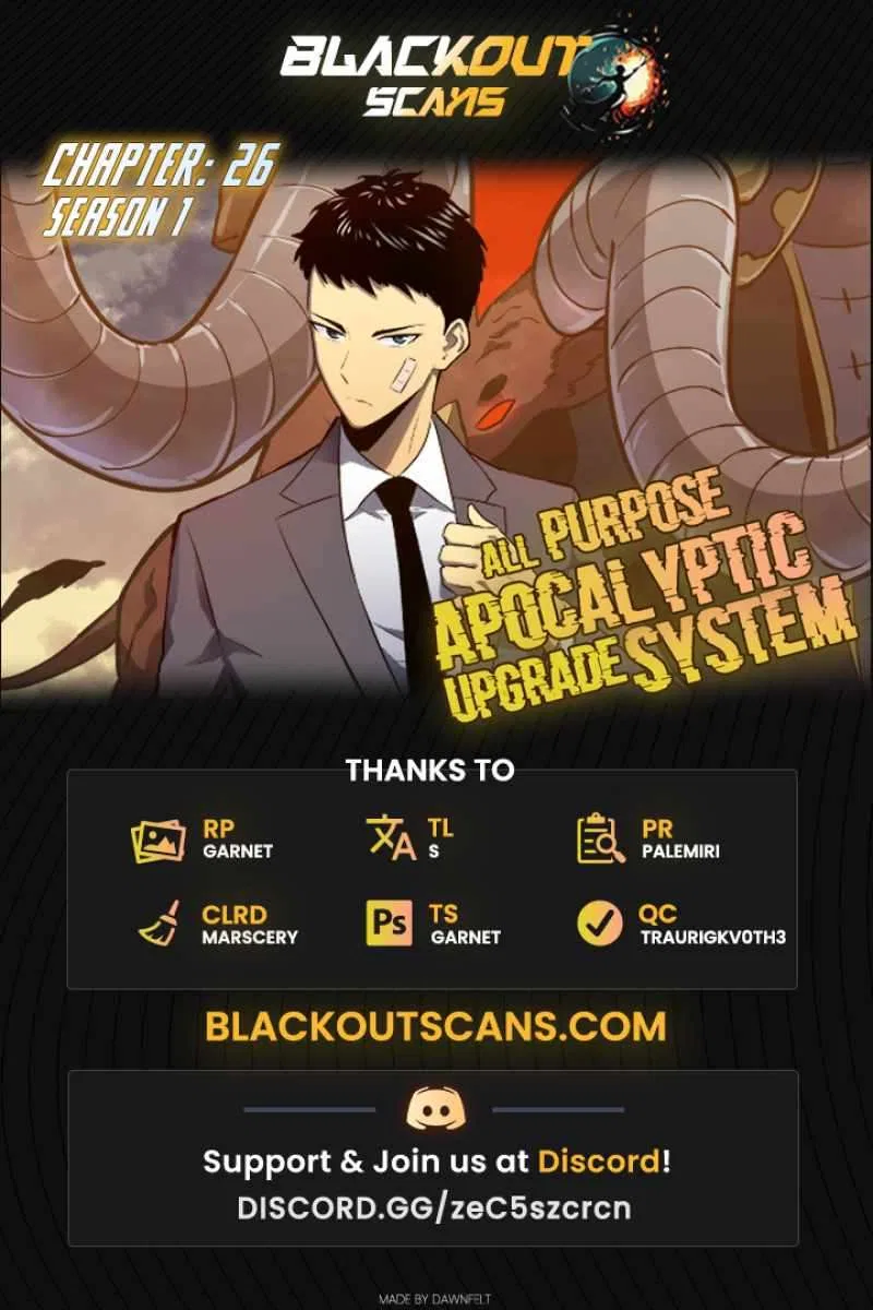 All Purpose Apocalyptic Upgrade System Chapter 26 – Page 1