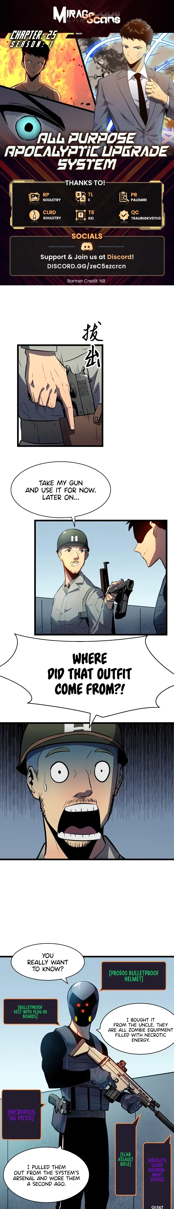 All Purpose Apocalyptic Upgrade System Chapter 25 – Page 1