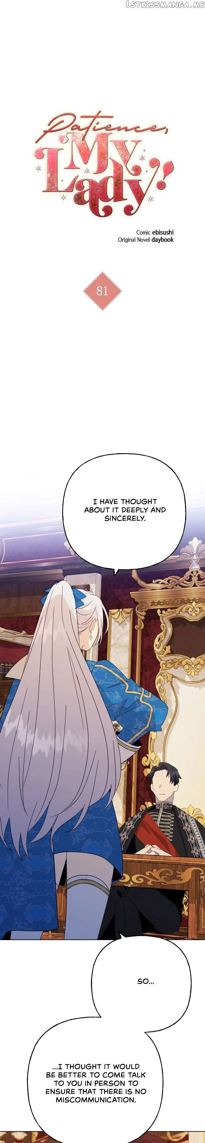 Oh, Be Patient My Lady! Chapter 81 – Page 3