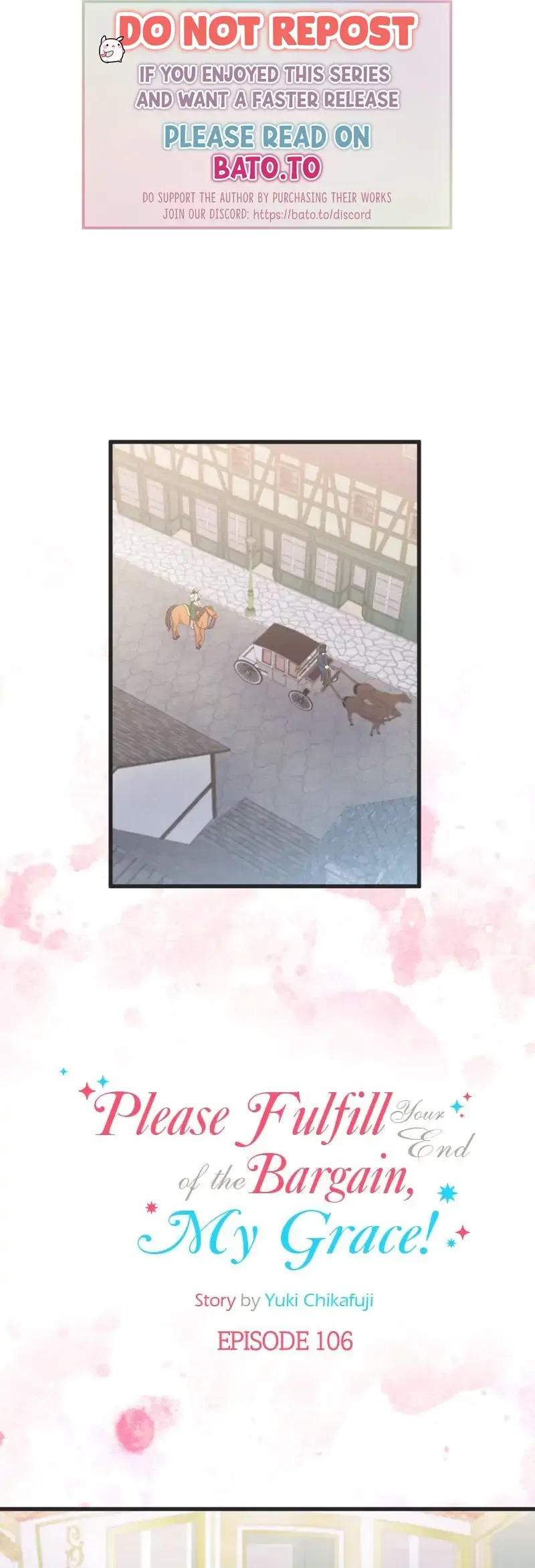 Please Fulfill Your End of the Bargain, My Grace! Chapter 106 – Page 1