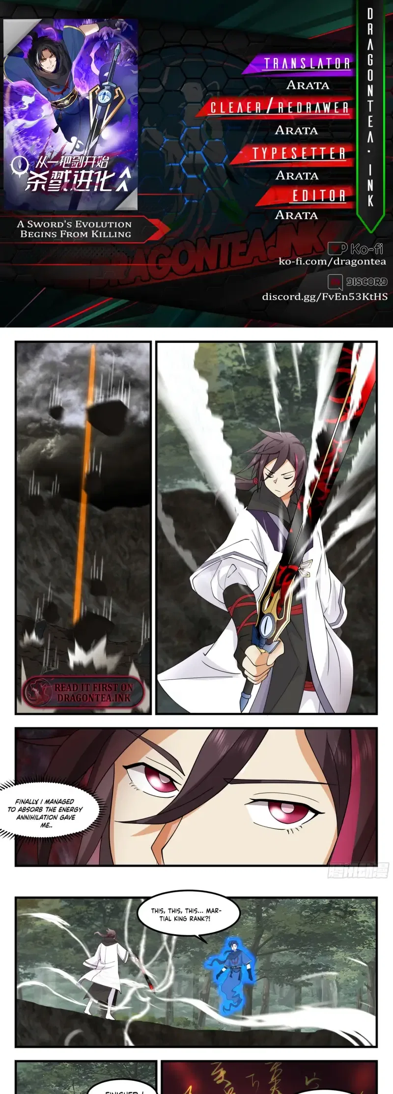A Sword’s Evolution Begins From Killing Chapter 101 – Page 1