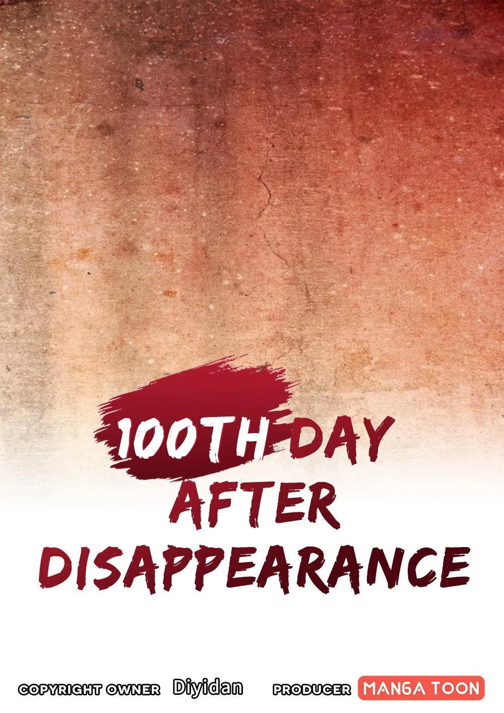Day 100 of My Sister’s Disappearance Chapter 99 – Page 1