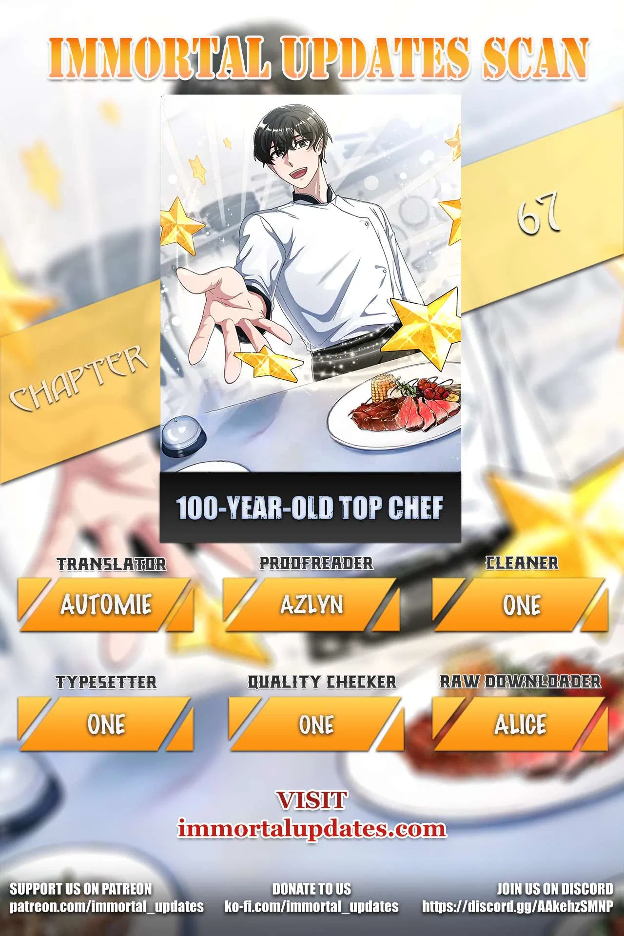 100-Year-Old Top Chef Chapter 67 – Page 1