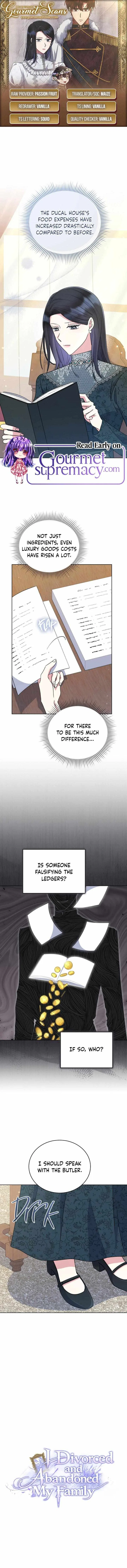 I Got Divorced and Abandoned My Family Chapter 12 – Page 1