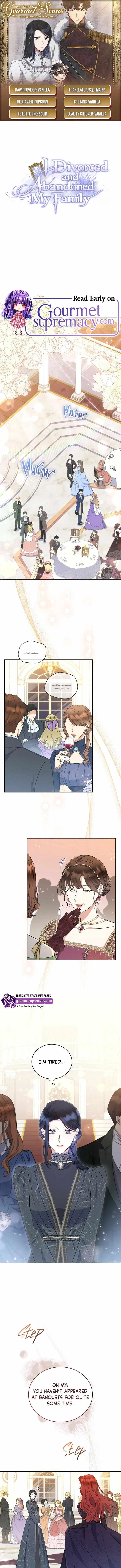 I Got Divorced and Abandoned My Family Chapter 9 – Page 1