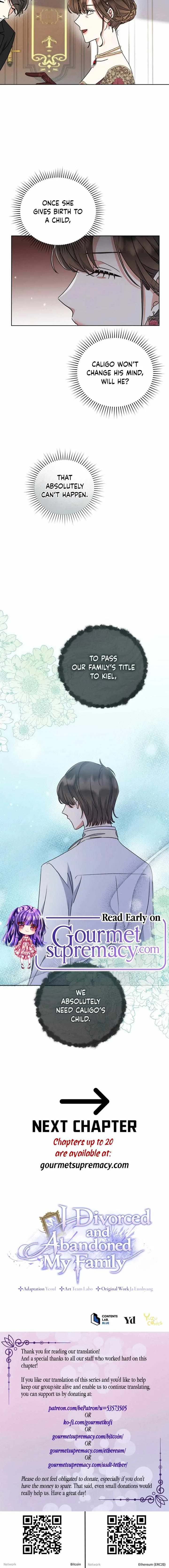 I Got Divorced and Abandoned My Family Chapter 8 – Page 11