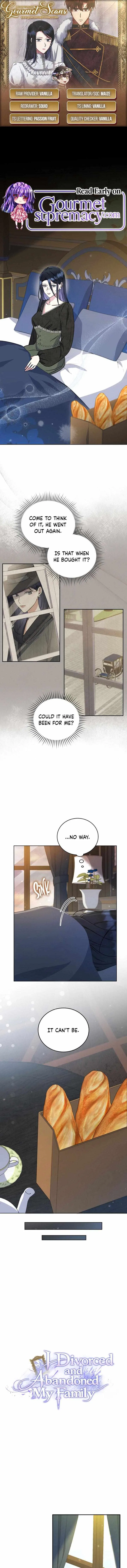 I Got Divorced and Abandoned My Family Chapter 6 – Page 1