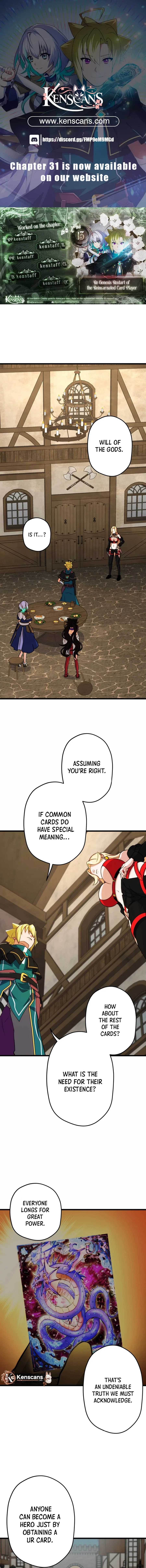 Restart of the Reincarnated Card Player Chapter 13 – Page 1