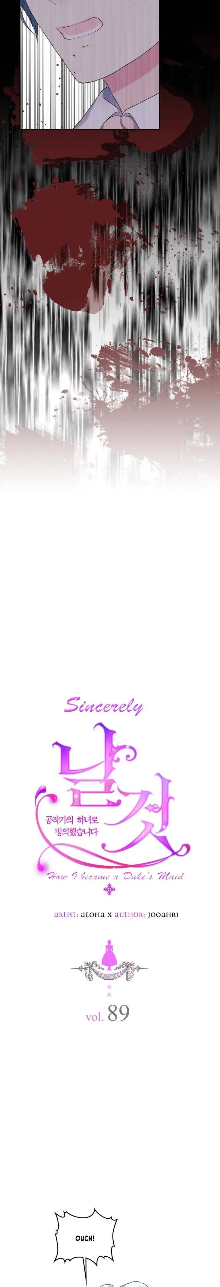 Sincerely: I Became a Duke’s Maid Chapter 89 – Page 4