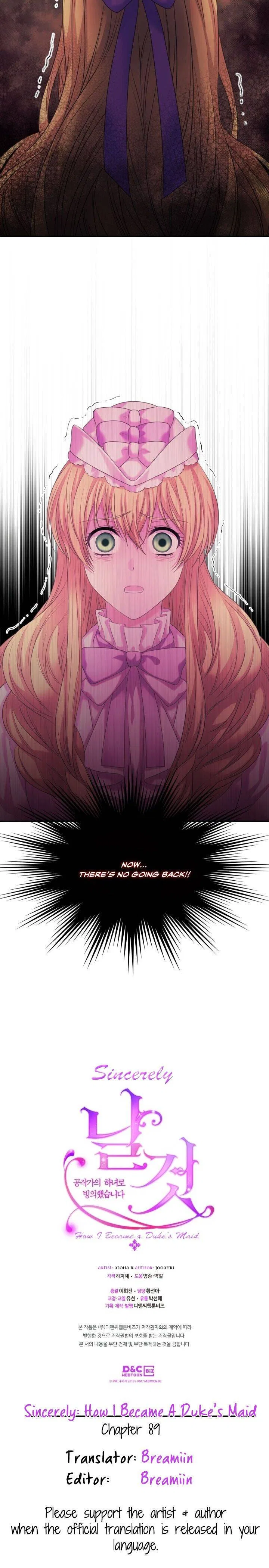 Sincerely: I Became a Duke’s Maid Chapter 89 – Page 32