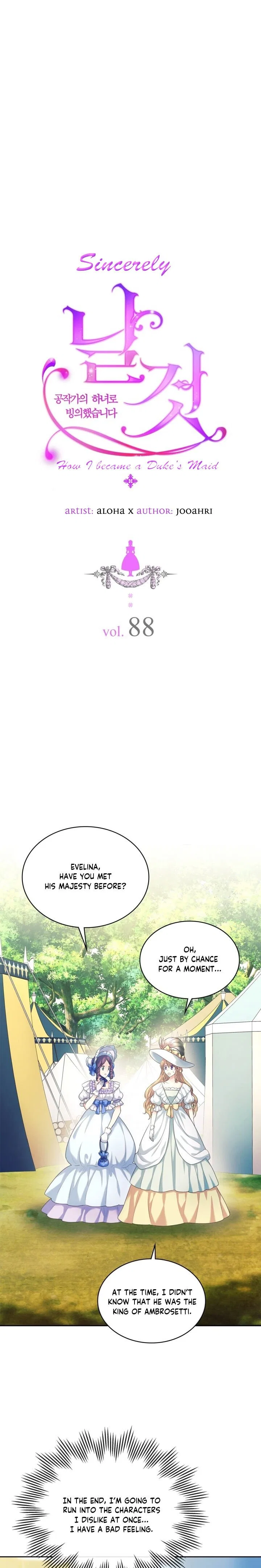 Sincerely: I Became a Duke’s Maid Chapter 88 – Page 5