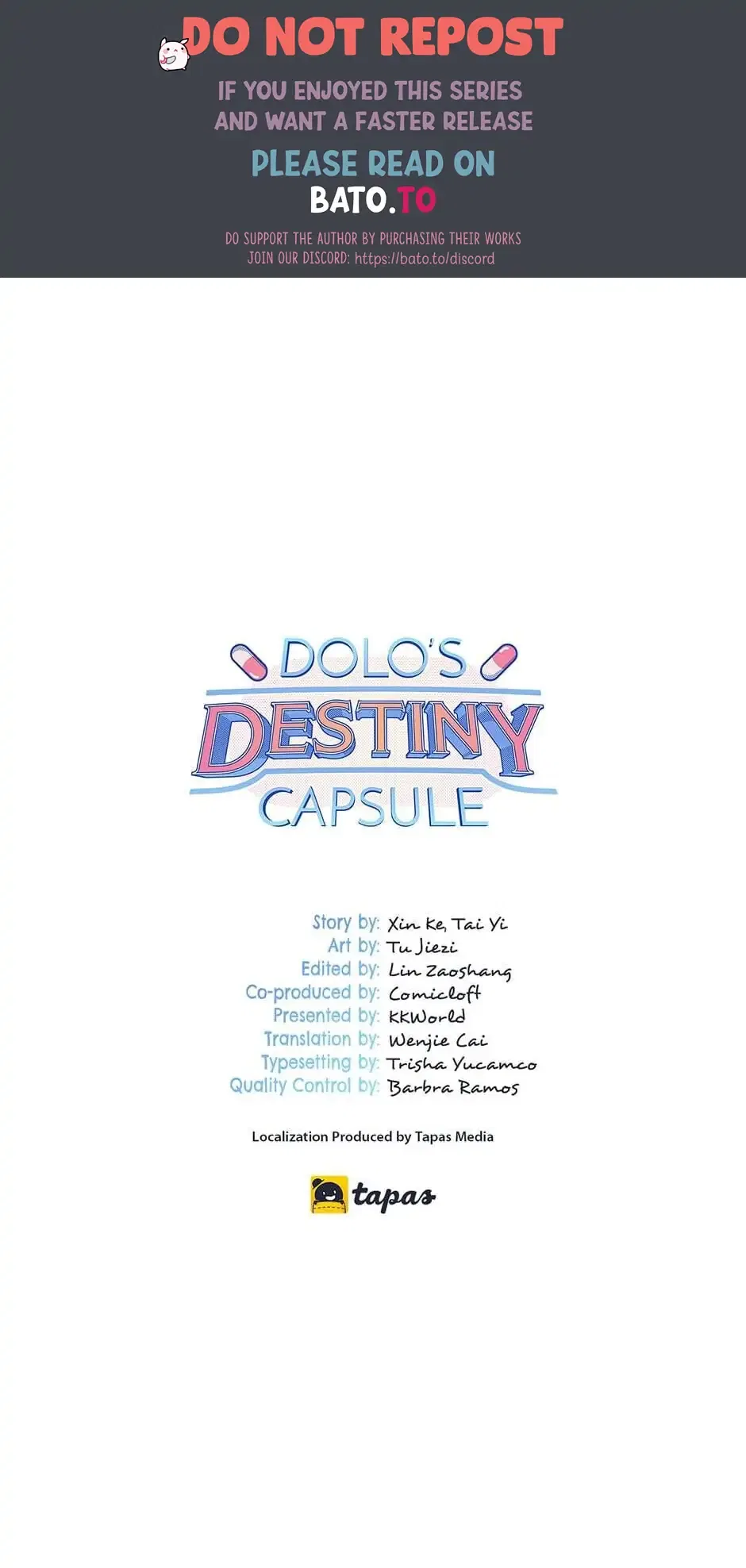 DOLO’s Destiny Pill Chapter 83 – Page 1