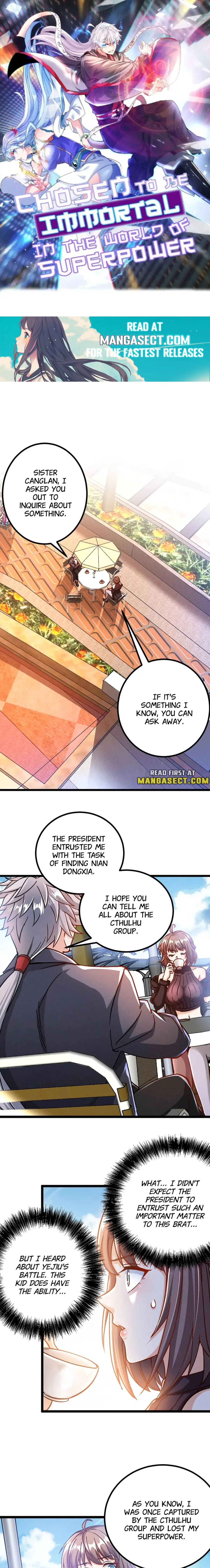 I Learn to Cultivate to Be Immortal in the World of Superpowers Chapter 86 – Page 1