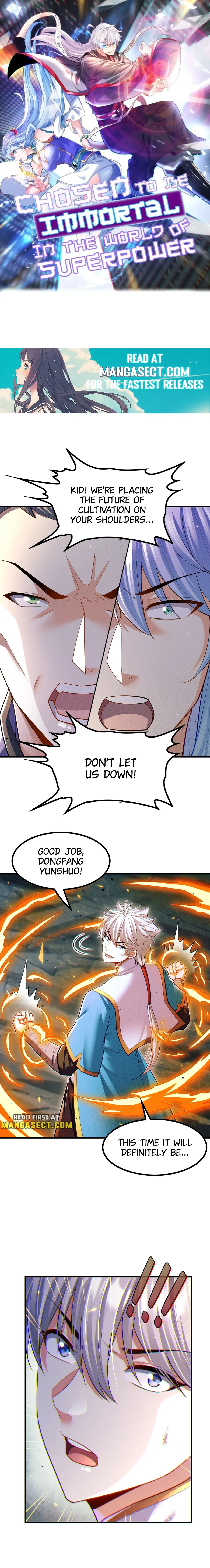 I Learn to Cultivate to Be Immortal in the World of Superpowers Chapter 82 – Page 1