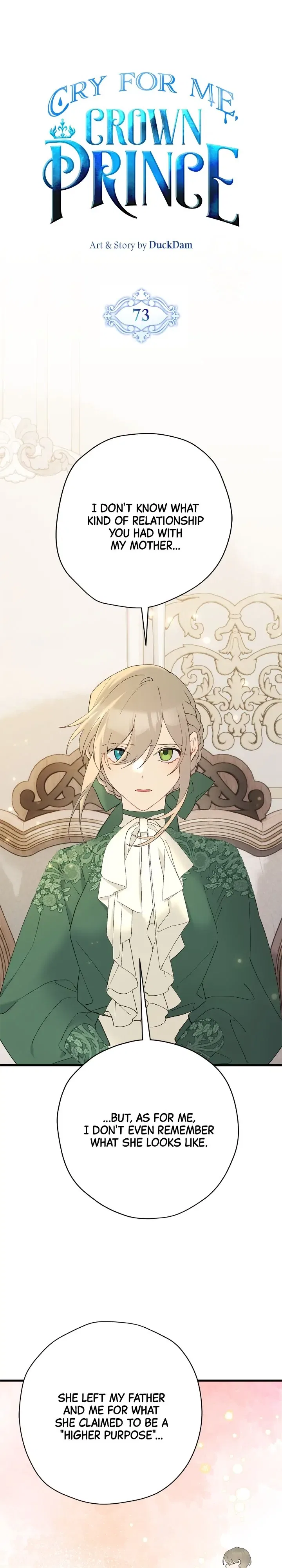 Please Cry, Crown Prince Chapter 73 – Page 4