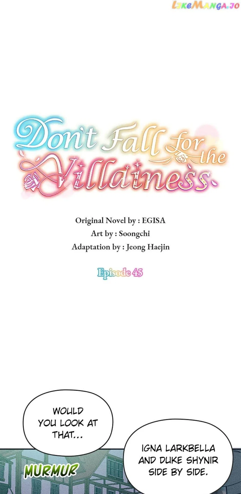 Don’t Fall In Love With The Villainess Chapter 45 – Page 13