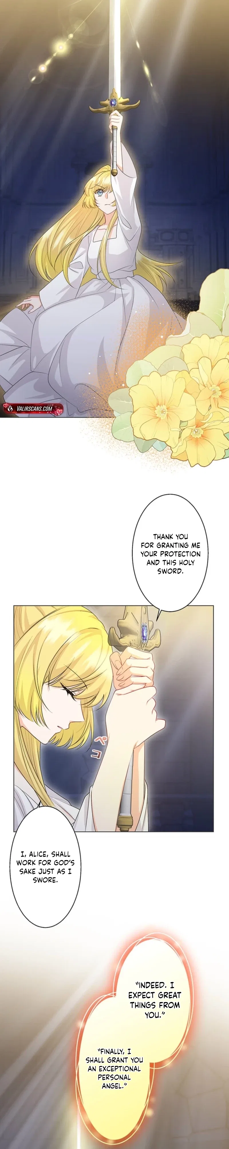The Holy Sword Lady’s Fangirl Life: I’ll Protect My Beloved Knight Chapter 8 – Page 13