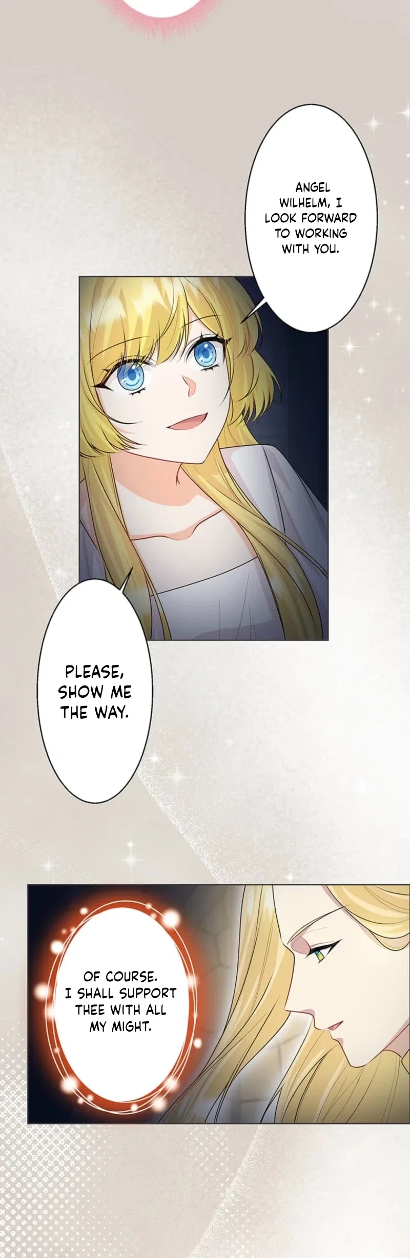 The Holy Sword Lady’s Fangirl Life: I’ll Protect My Beloved Knight Chapter 8 – Page 16