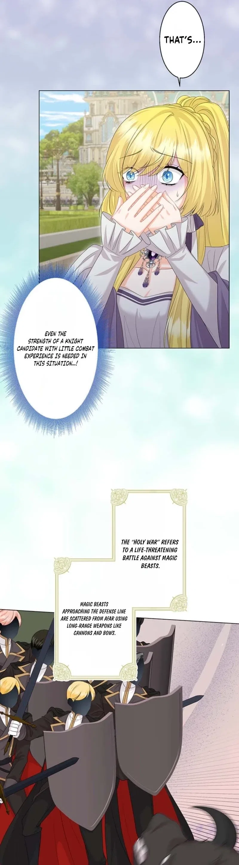 The Holy Sword Lady’s Fangirl Life: I’ll Protect My Beloved Knight Chapter 5 – Page 21