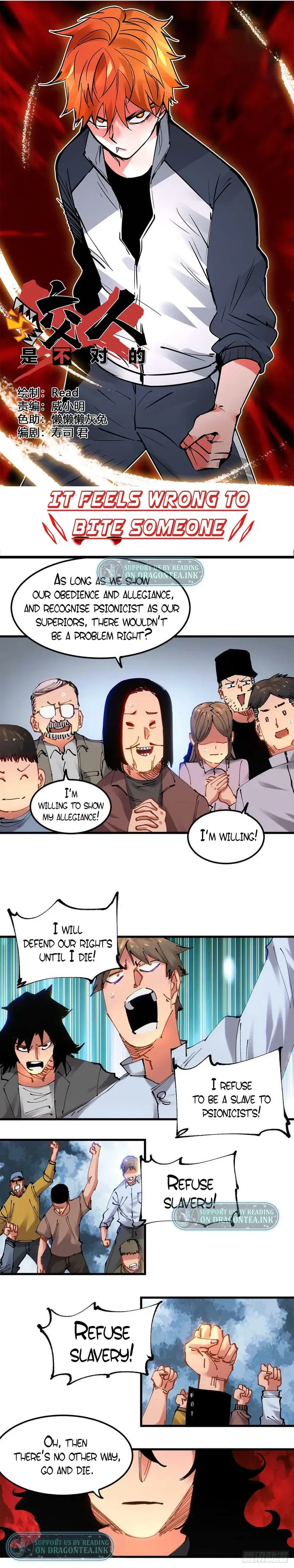 It Feels So Wrong to Bite People Chapter 110 – Page 1