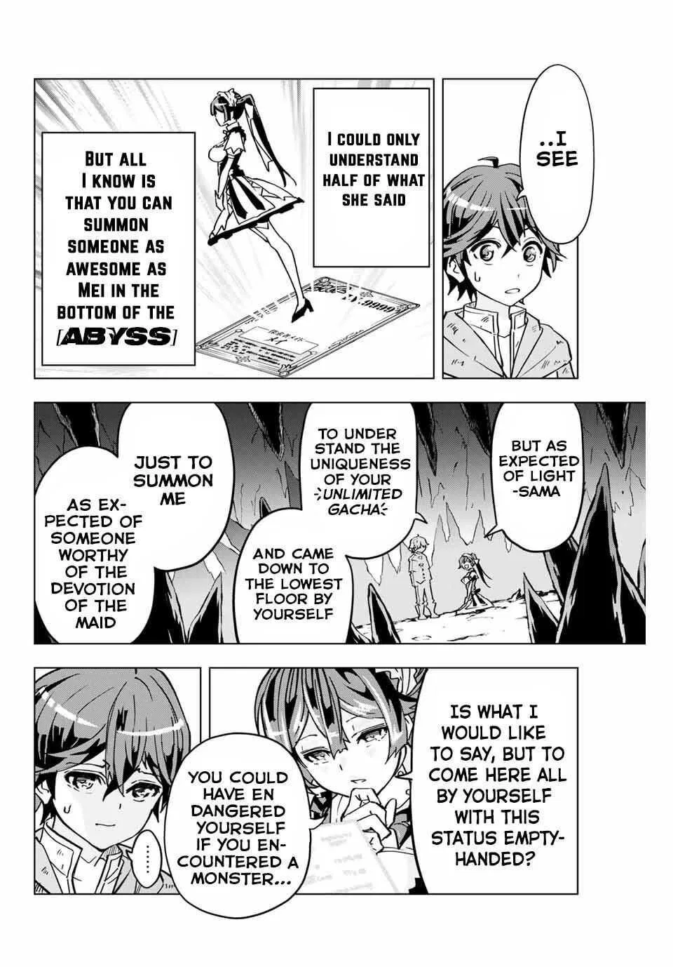 Anime – My Gift Lvl 9999 Unlimited Gacha: Backstabbed in a Backwater Dungeon, I’m Out for Revenge! Chapter 2 – Page 12