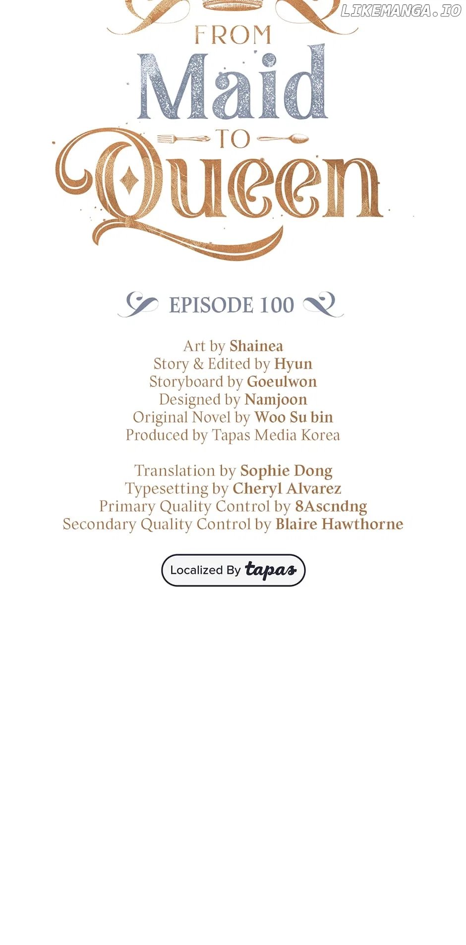 From Maid to Queen Chapter 100 – Page 13