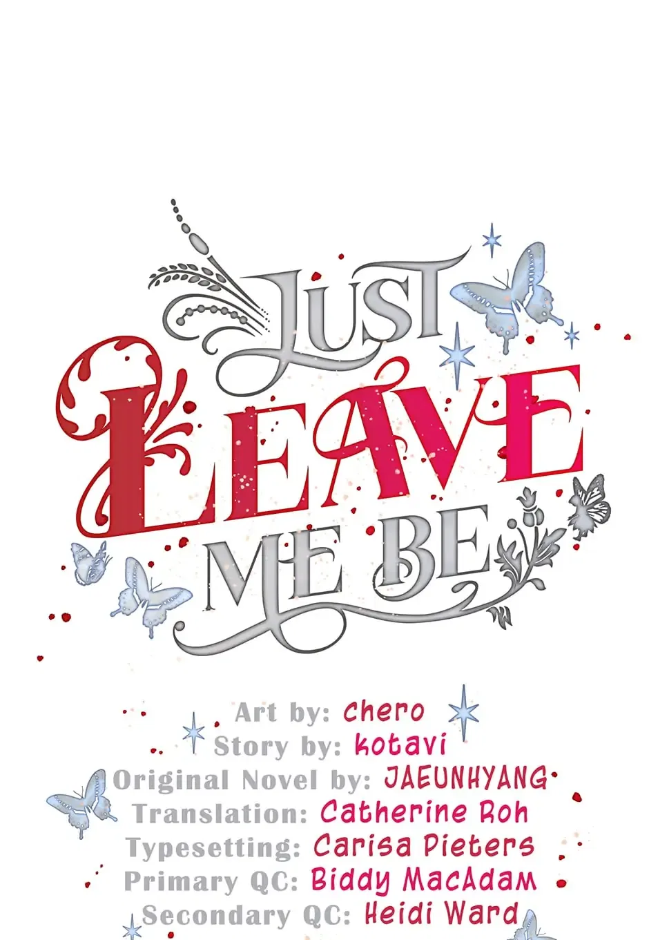 Just Leave Me Be Chapter 107 – Page 1
