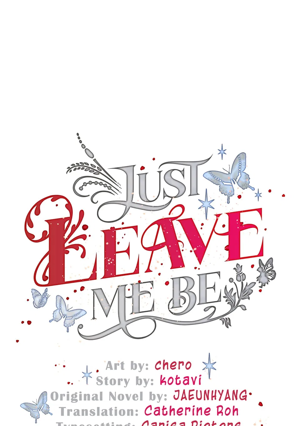 Just Leave Me Be Chapter 106 – Page 1