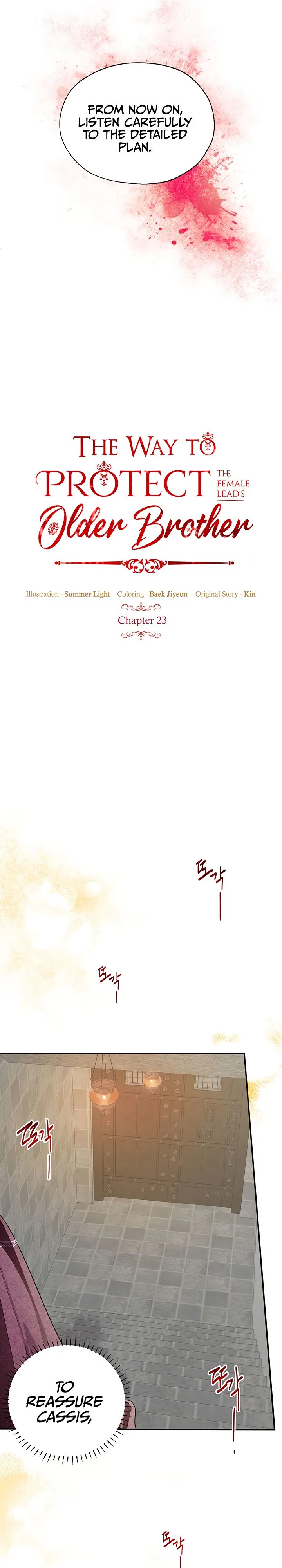 The Way to Protect the Female Lead’s Older Brother Chapter 23 – Page 6