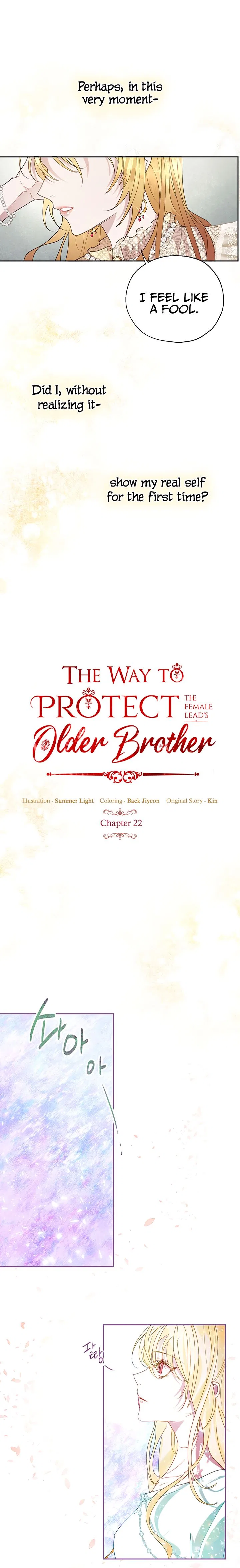 The Way to Protect the Female Lead’s Older Brother Chapter 22 – Page 7