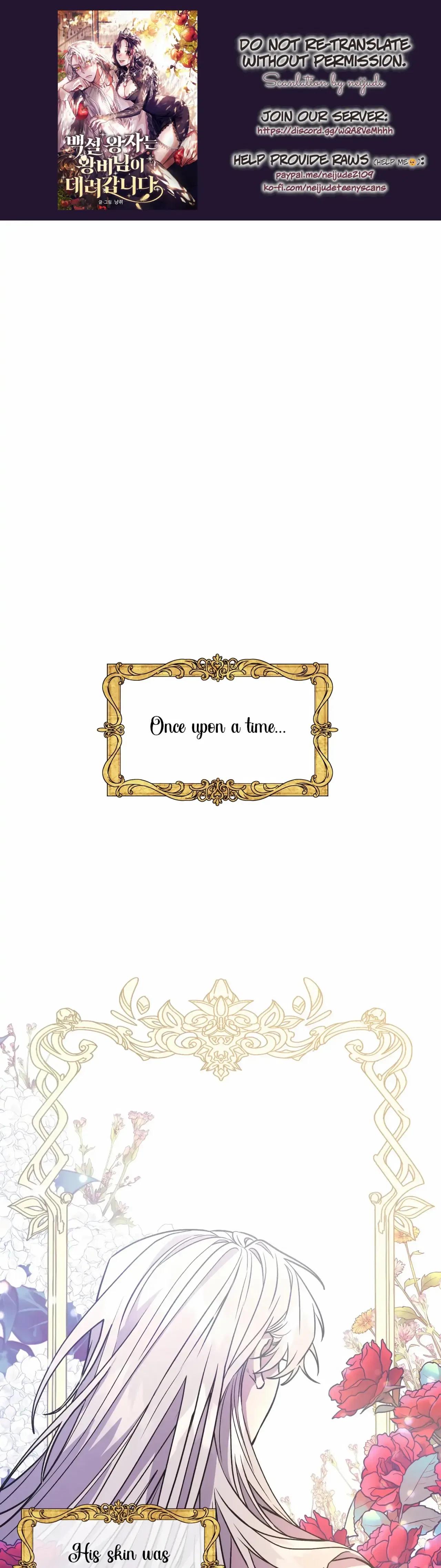 Prince Snow White is Taken by the Queen Chapter 1 – Page 1