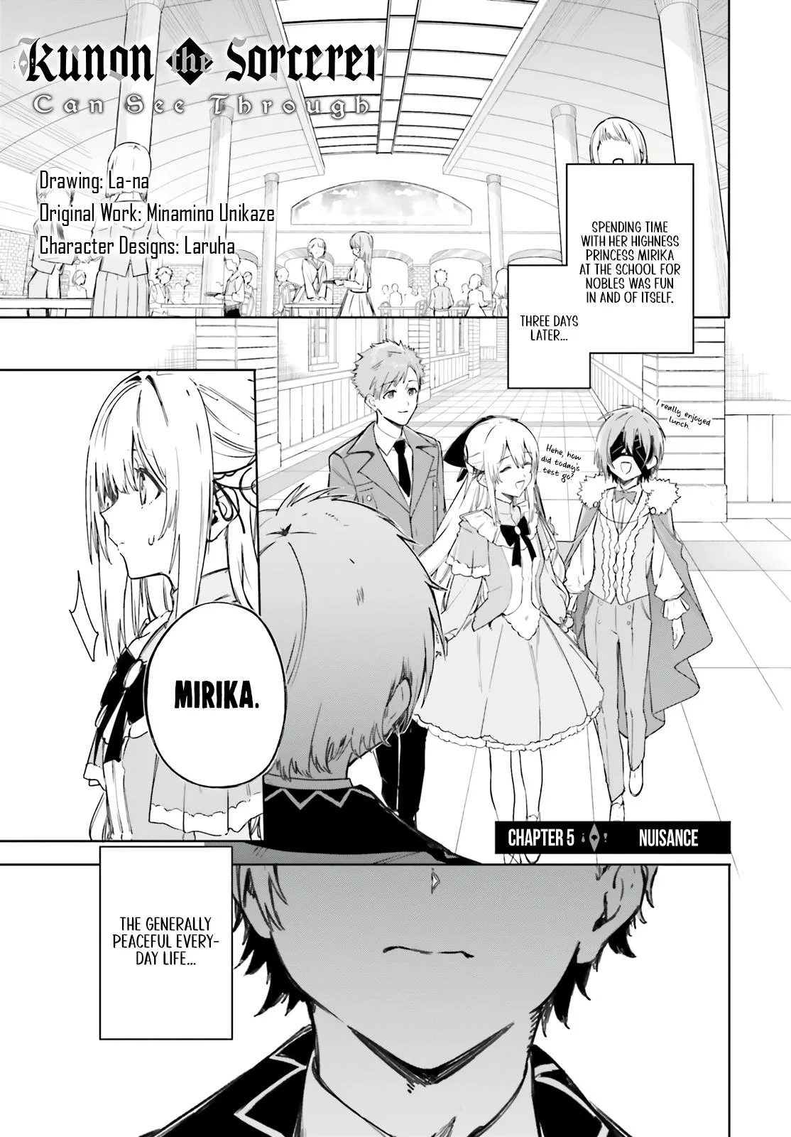 Anime – Kunon the Sorcerer Can See Chapter 5 – Page 2