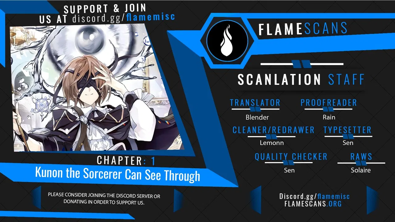 Anime – Kunon the Sorcerer Can See Chapter 1 – Page 1