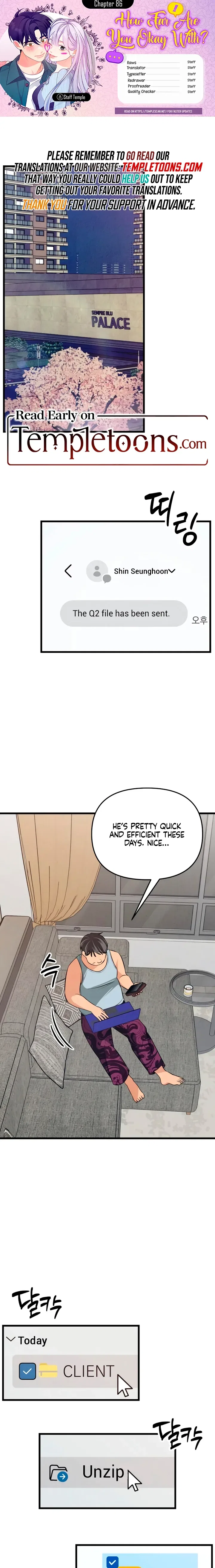 How Far Are You Okay With? Chapter 86 – Page 1