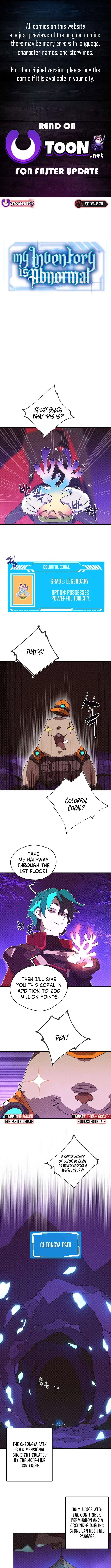 My Inventory is Abnormal Chapter 74 – Page 1