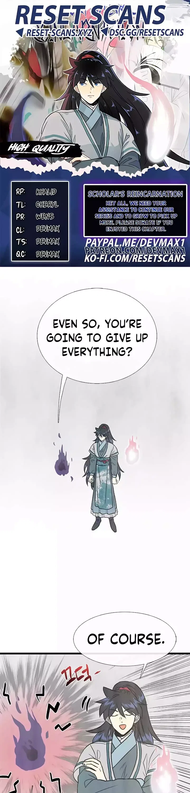 Reborn as a Scholar Chapter 214 – Page 1